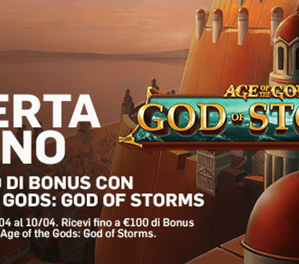 Sfida gli dei con la slot Age of the Gods: God of Storm