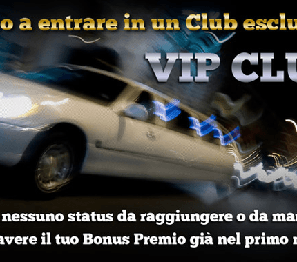 Entra a far parte dell'esclusivo VIP Club di CasinoYES: fino a 2.000€ ti aspettano!