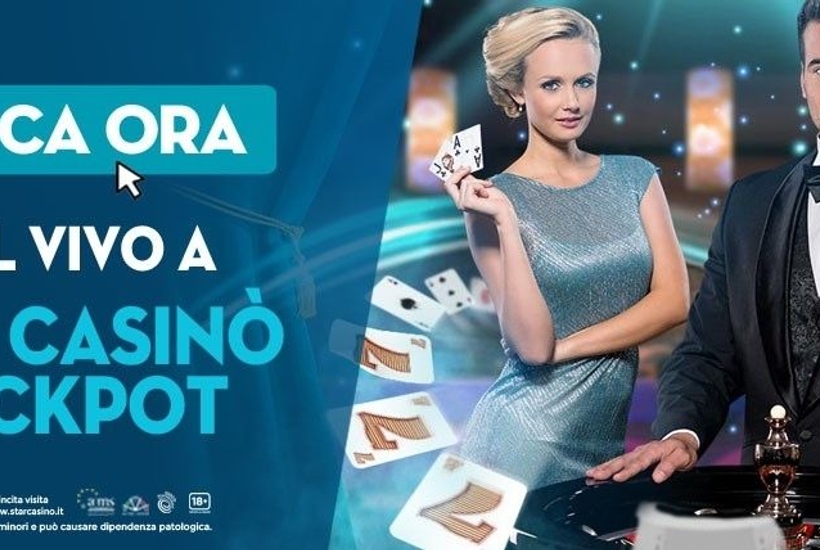 Live Casinò Jackpot: Gioca dal vivo con StarCasinò e vinci fino a 1000€!
