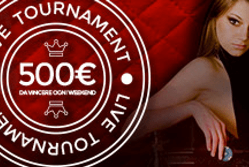 Live Tournament su StarCasino: gioca live e vinci fino a 200€