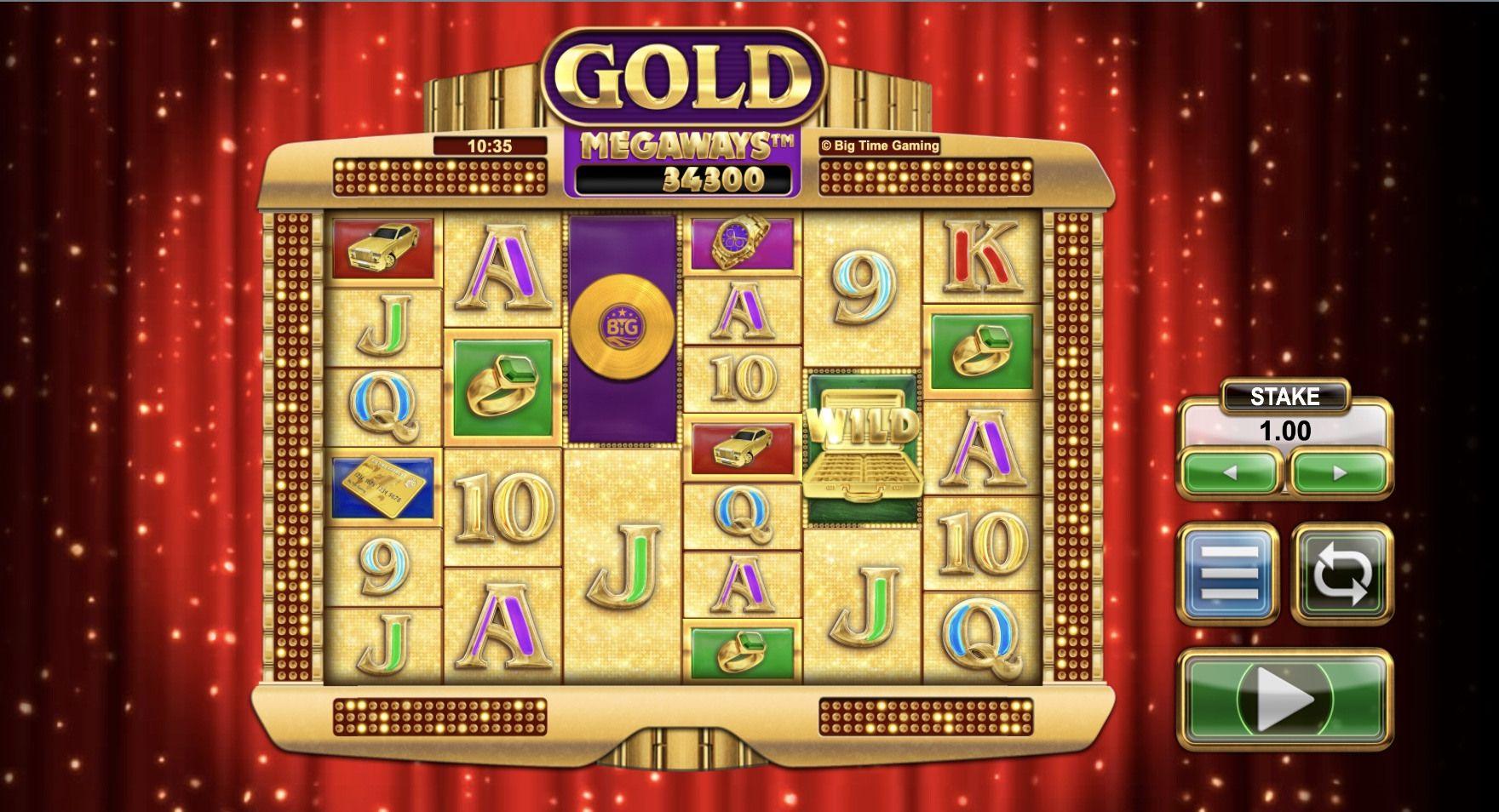 Gold Megaways slot game