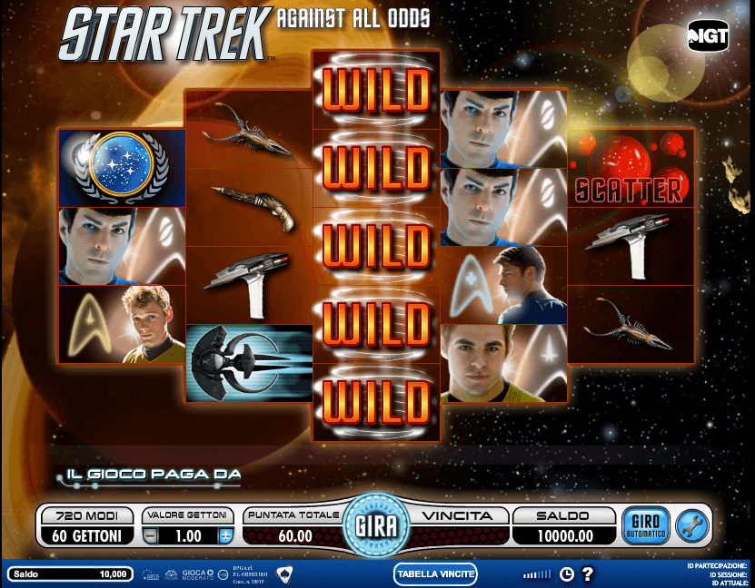 Star Trek Against slot game