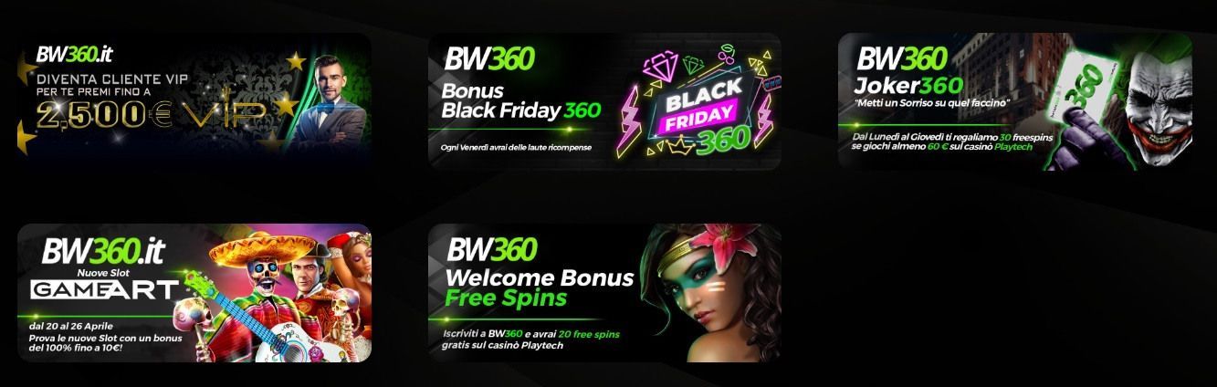 Le promozioni attive più interessanti proposte da Betwin360