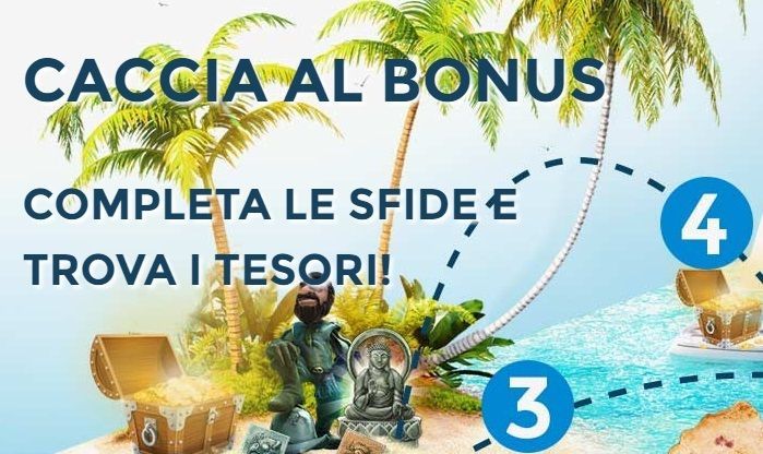 Dal 4 aprile è aperta la Caccia al Bonus di Starcasinò