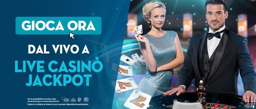 Live Casinò Jackpot: Gioca dal vivo con StarCasinò e vinci fino a 1000€!