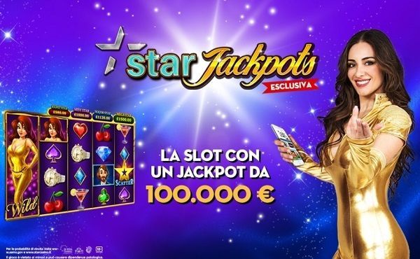 Divertiti come una star con StarJackpots e vinci più di 100.000€ di Jackpot!