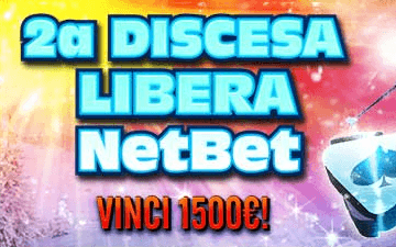 Discesa Libera 2 NetBet: fino a 1.500€ in palio