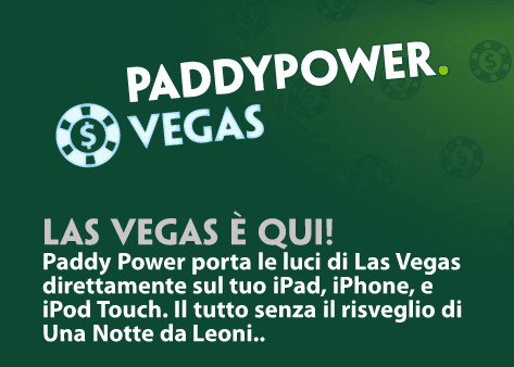 Scarica l'App e ricevi 20€ di Bonus su Paddy Power