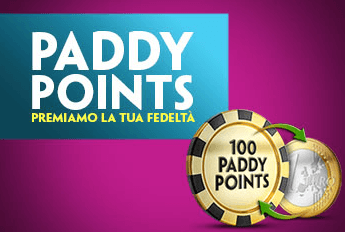 Paddy Points: il programma fedeltà di Paddy Power che premia con ricchi premi