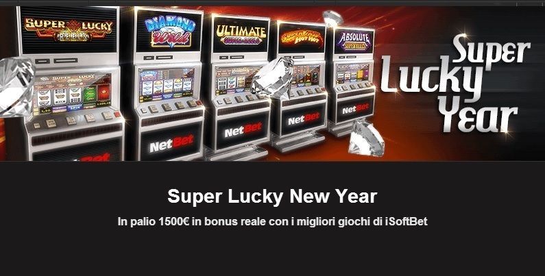 Super Lucky New Year: a Capodanno 1500 euro in bonus reale