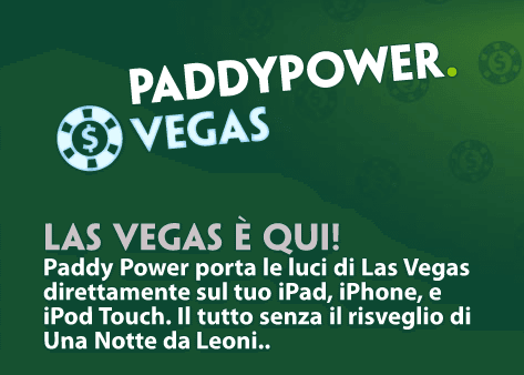 Scarica l'App e ricevi 20€ di Bonus su Paddy Power
