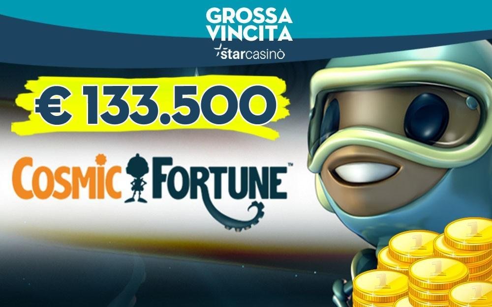 StarCasinò: vincita record a Bologna grazie alla slot Cosmic Fortune