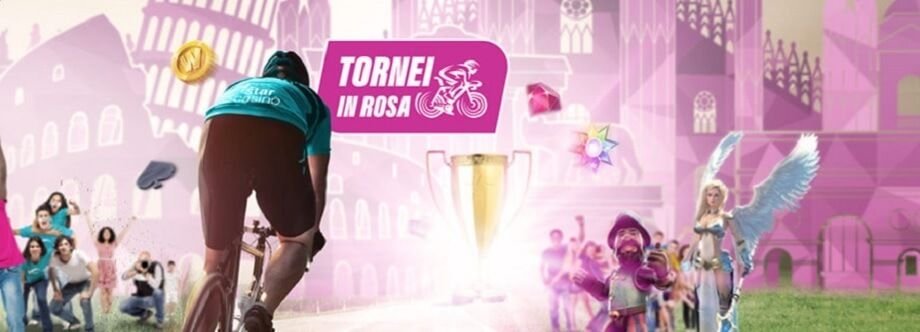 StarCasinò mette 25.000 euro di bonus in palio con i Tornei in Rosa